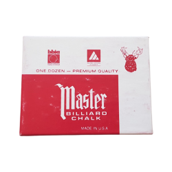 Billard Kreide Master Rot 12er Pack